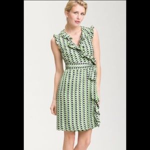 Kate Spade Geometric Wrap Dress